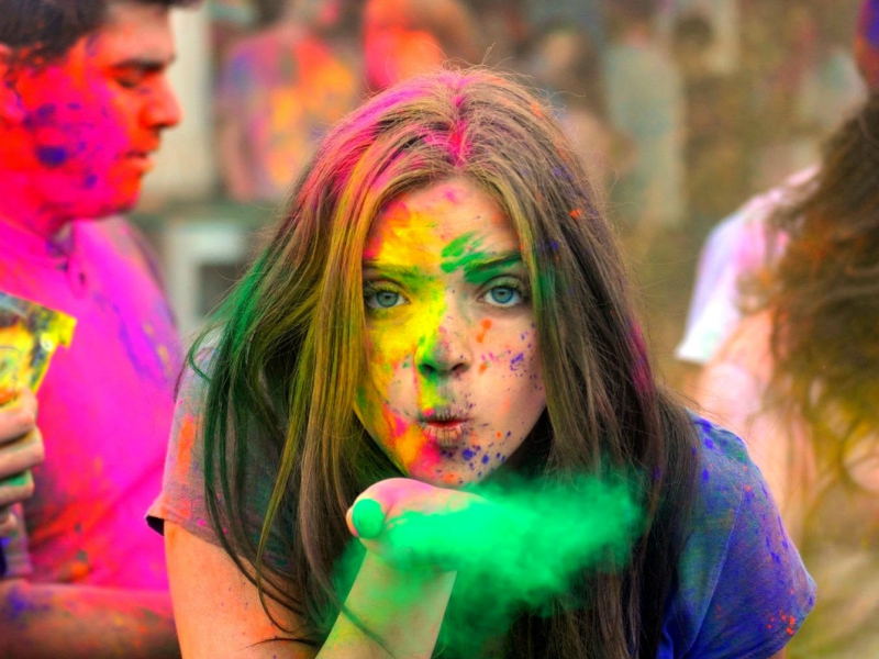 the holi color festival